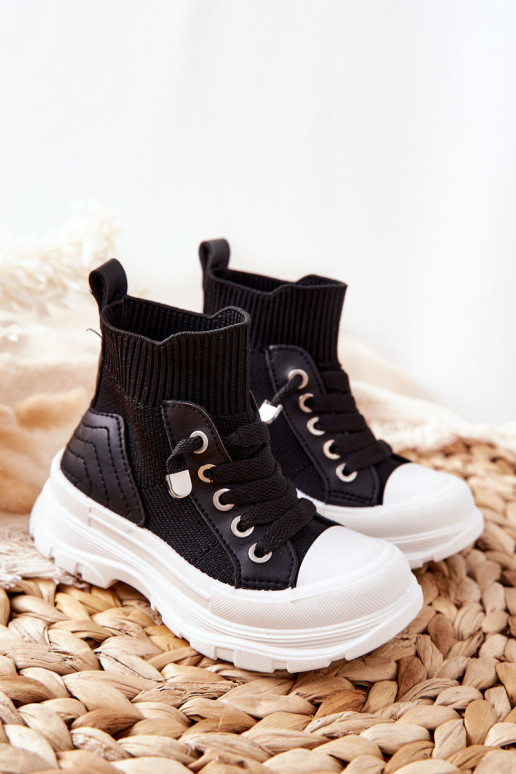 Calçados infantis de lazer cor preta Best Of Joy