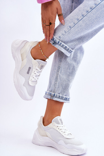 Feminino  tênis Memory Foam System Big Star LL274A064 cor branca 2