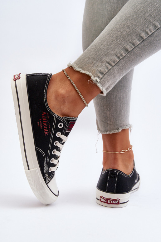 Sapatos femininos Big Star NN274234 cor preta