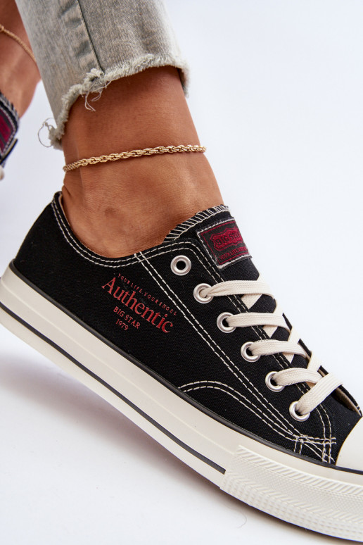 Sapatos femininos Big Star NN274234 cor preta