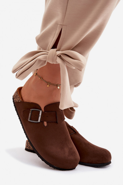 Chinelos Tamancos Feminino com fivelas CzekoladoParae Delirisse