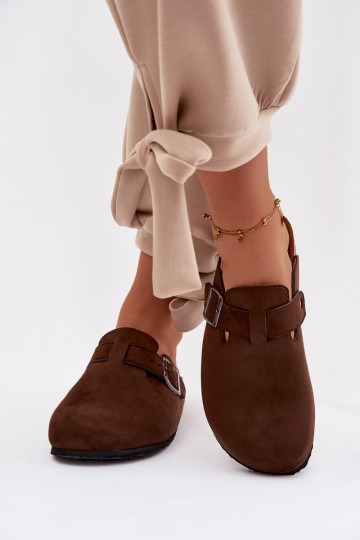 Chinelos Tamancos Feminino com fivelas CzekoladoParae Delirisse 2