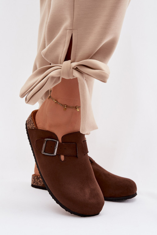 Chinelos Tamancos Feminino com fivelas CzekoladoParae Delirisse