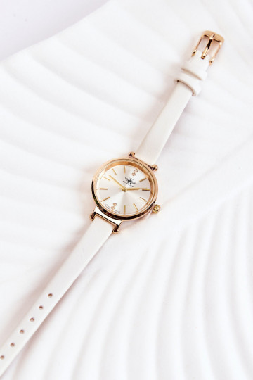 Feminino assistir Michael John cor dourada com ilhós de zircônio