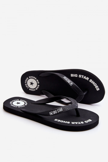 Tem que sercho Chinelos Chinelos Big Star LL174423 cor preta 2