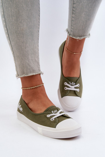 Tênis Sapatos de lazer Lee Cooper LCEM-24-31-2729 cor verde