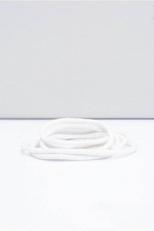 Corbby cor branca Cadarços redondos