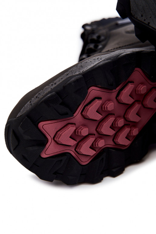 Tem que sercho Botas de caminhada aquecidas Cross Jeans KK1R4027C cor preta