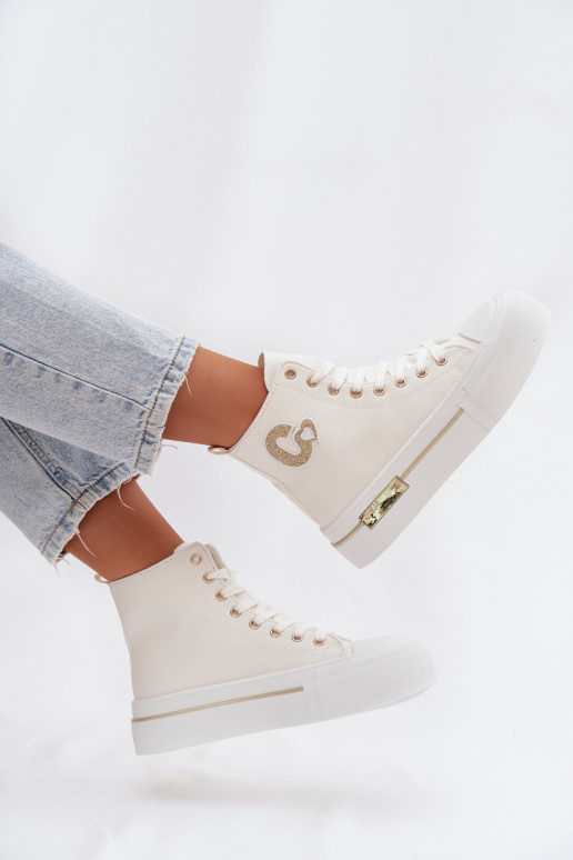 Sandálias de plataforma Meloria brancas