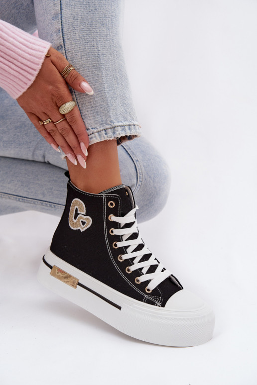 Sandálias de plataforma Meloria pretas