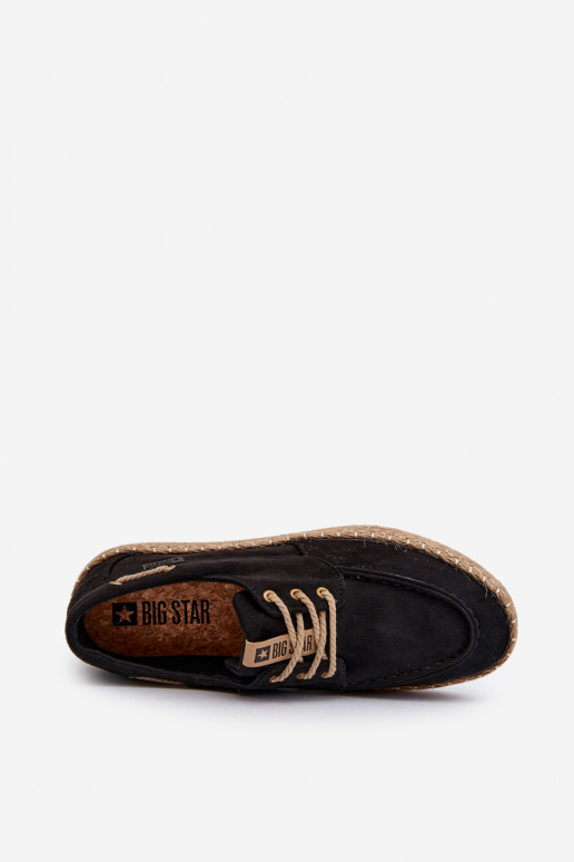 alpercatas Tem que sercho com atacadores Big Star NN174051 cor preta