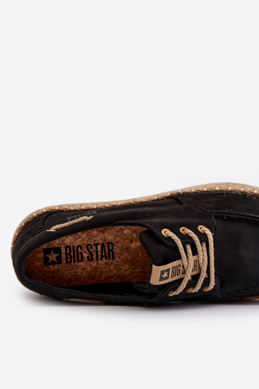 alpercatas Tem que sercho com atacadores Big Star NN174051 cor preta
