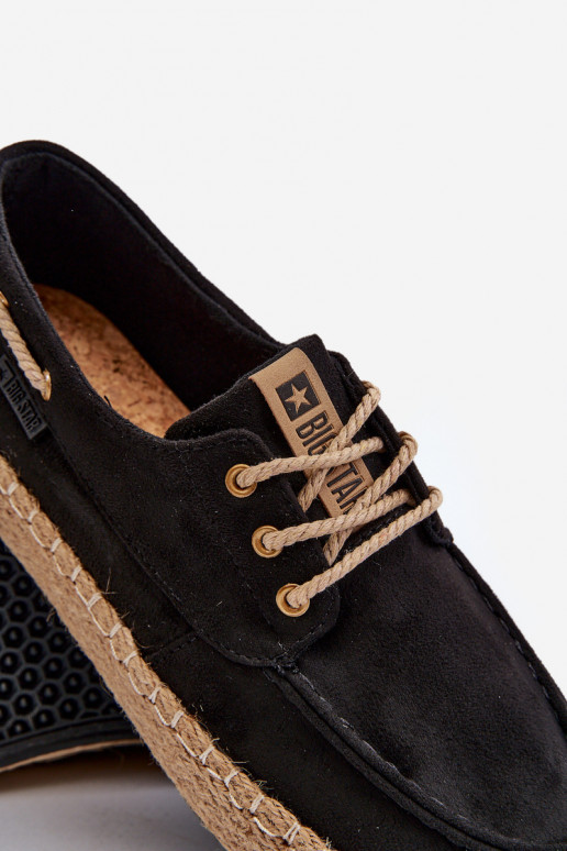 alpercatas Tem que sercho com atacadores Big Star NN174051 cor preta