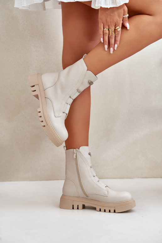 aquecimento Botins de trabalho Feminino Casal o castelo Eko Pele cor de marfim Tem que serilyra