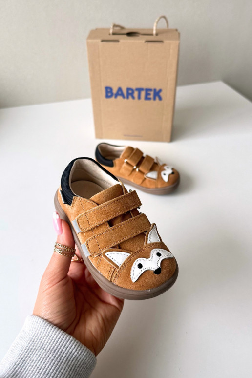 Pele sapato Barefoot Infantil Com um tema Lisa Bartek 8600563 cor marrom
