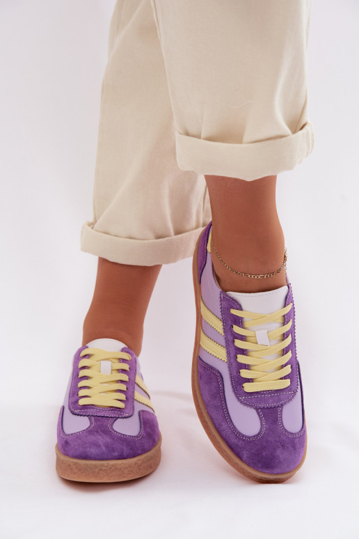 Pele À modalo de tênis Feminino S.Barski LR61-7059 Cor violeta