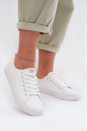 Sapatos de lazer de couro ecológico Big Star TT274001 cor branca 2