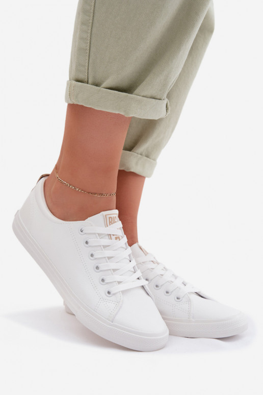 Sapatos de lazer de couro ecológico Big Star TT274001 cor branca