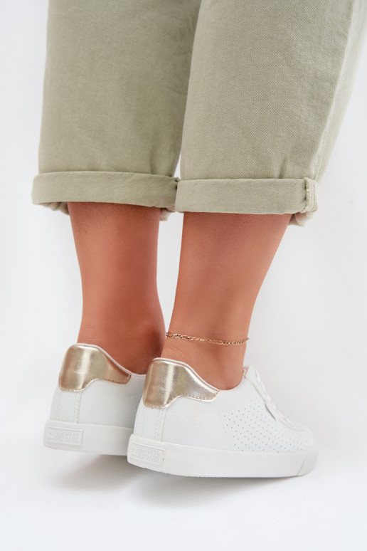 sapatos casuais Tênis Feminino Eko Pele Big Star TT274020 cor branca