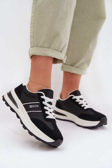 À modalo de tênis tênis Feminino Big Star TT274877 HI-POLY SYSTEM cor preta 2