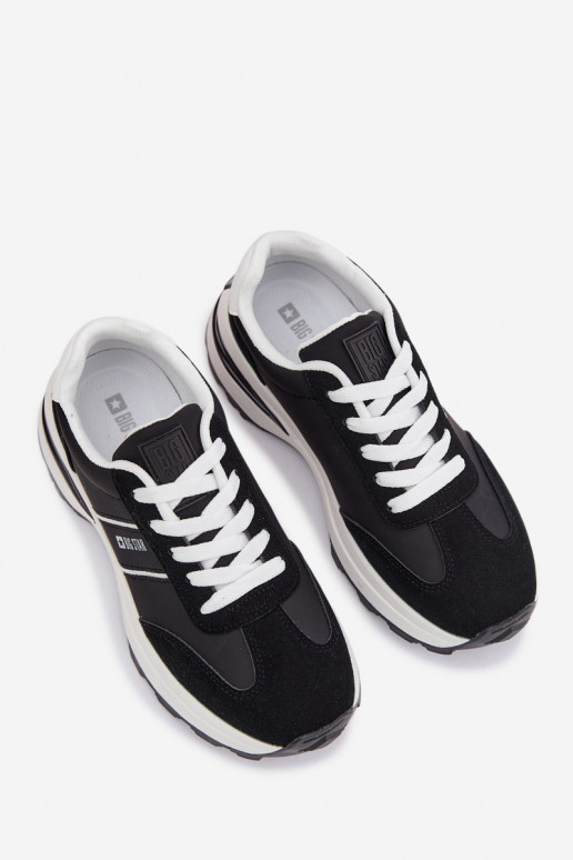 À modalo de tênis tênis Feminino Big Star TT274877 HI-POLY SYSTEM cor preta