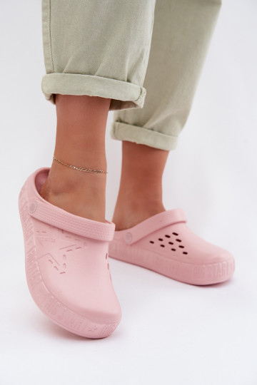 Chinelas leves femininas Big Star TT274A080 cor rosa 2