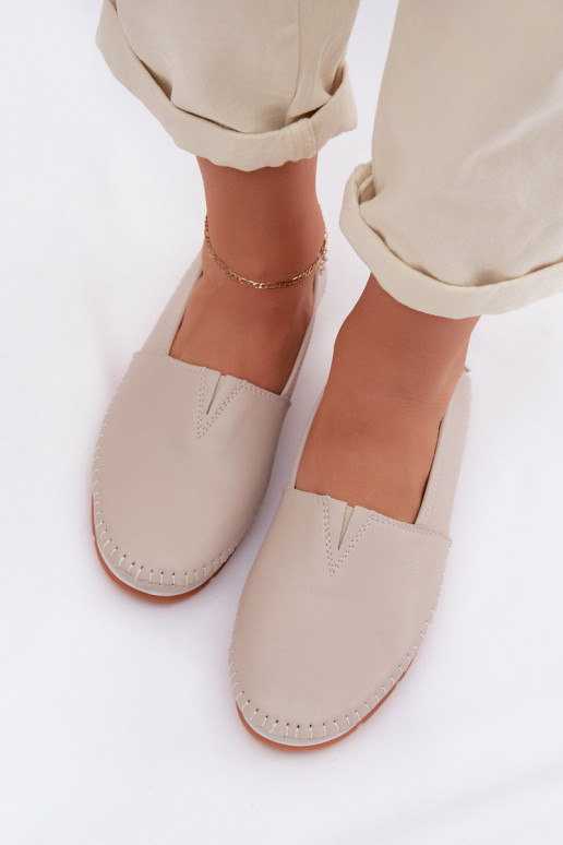 Pele sapato Feminino S.Barski LR61-7051 bege