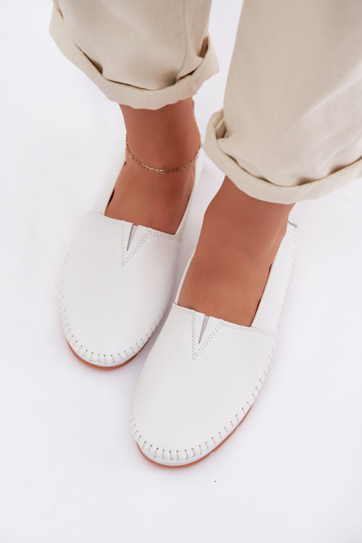 Pele sapato Feminino S.Barski LR61-7051 cor branca