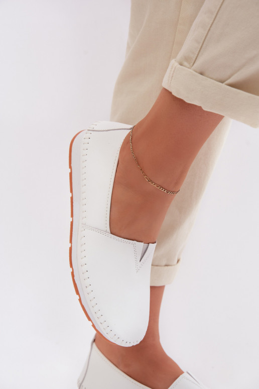 Pele sapato Feminino S.Barski LR61-7051 cor branca