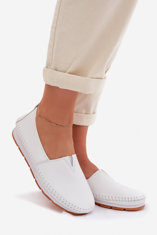 Pele sapato Feminino S.Barski LR61-7051 cor branca