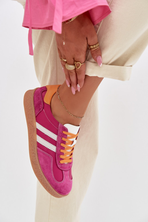 Pele À modalo de tênis Feminino S.Barski LR61-7059 cor rosa