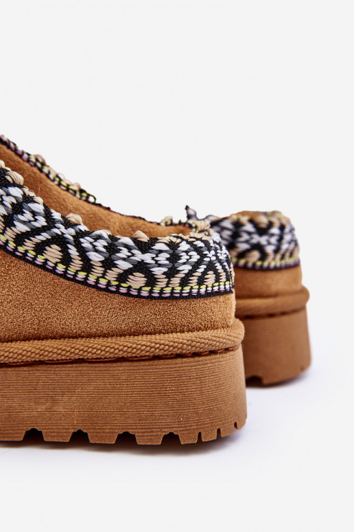 Chinelos Infantil Um modelo atraente aquecimento cor marrom Olivane