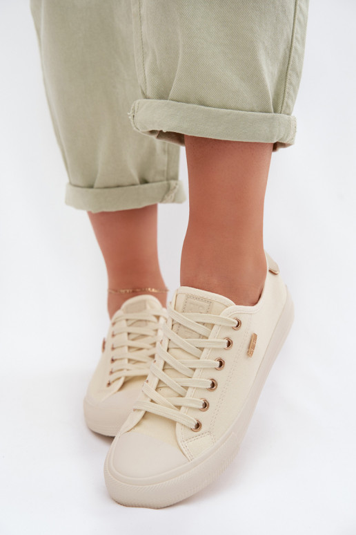 Sapatos de lazer Big Star TT274004 cor de marfim