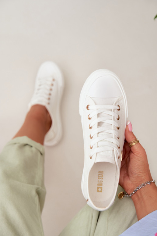 Sapatos de lazer Big Star TT274003 cor branca