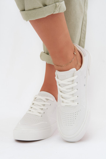 Tênis femininos Big Star TT274008 na cor branca