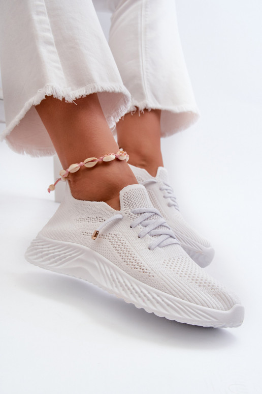 Um modelo atraente tênis Feminino cor branca Jagelia