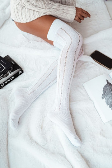 ZakolanóParaki Feminino com elementos abertos EMarkocz cor branca