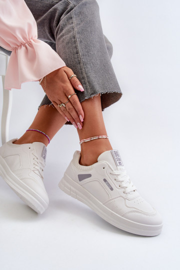 Feminino À modalo de tênis Memory Foam System Big Star NN274A483 cor branca 2