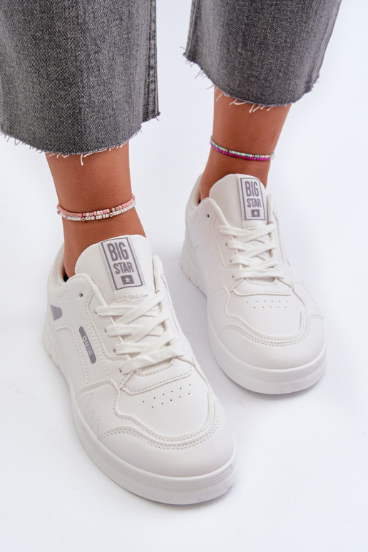 Feminino À modalo de tênis Memory Foam System Big Star NN274A483 cor branca