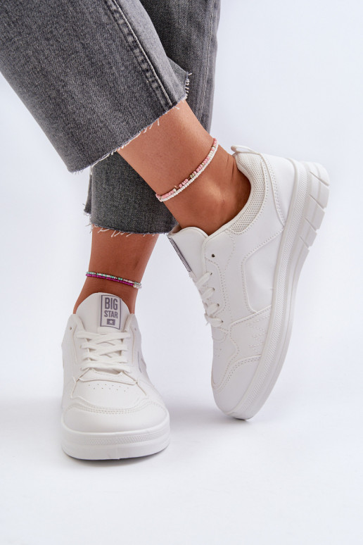 Feminino À modalo de tênis Memory Foam System Big Star NN274A483 cor branca