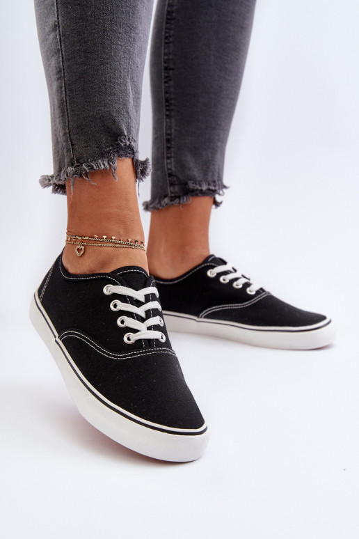 Tênis Tênis modelo clássico cor preta Olvali