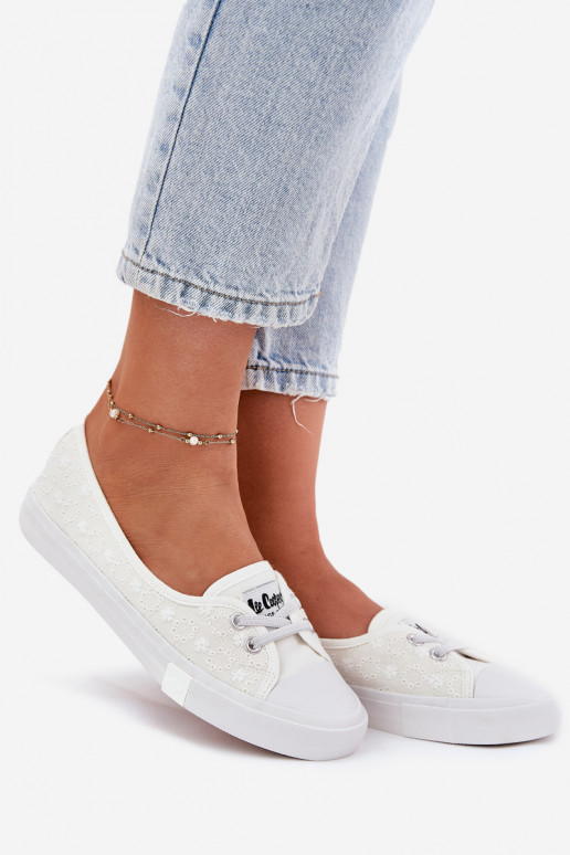 Tênis Sapatos de lazerHaftem Lee Cooper LCEM-25-31-3447L cor branca