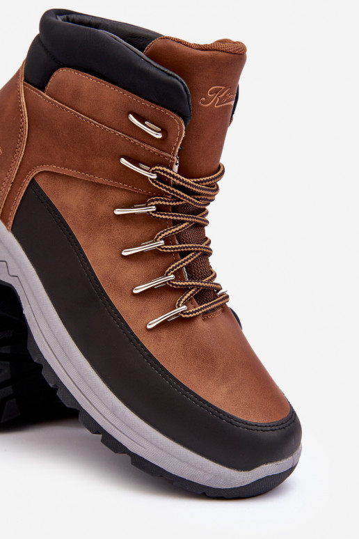 para homens botas de caminhada sapato cor marrom Tem que serraena