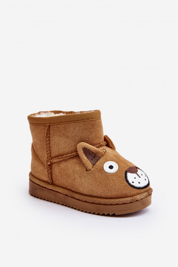 Botas de inverno infantis Vavena na cor marrom