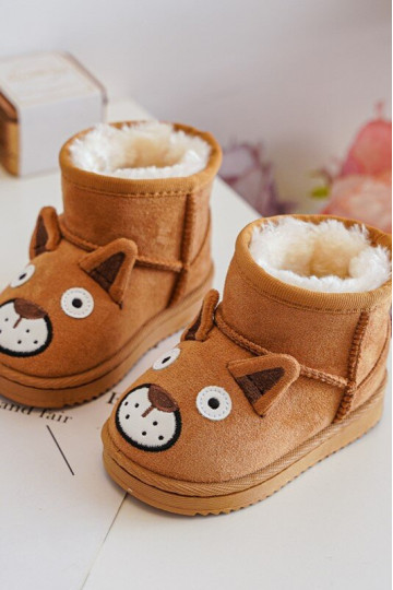 Botas de inverno infantis Vavena na cor marrom 2