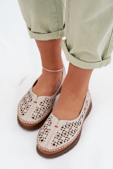 Bailarinas a céu aberto FemininoHabilitadoturalnej Skóry Sergio Leone SP-006 cor cinza