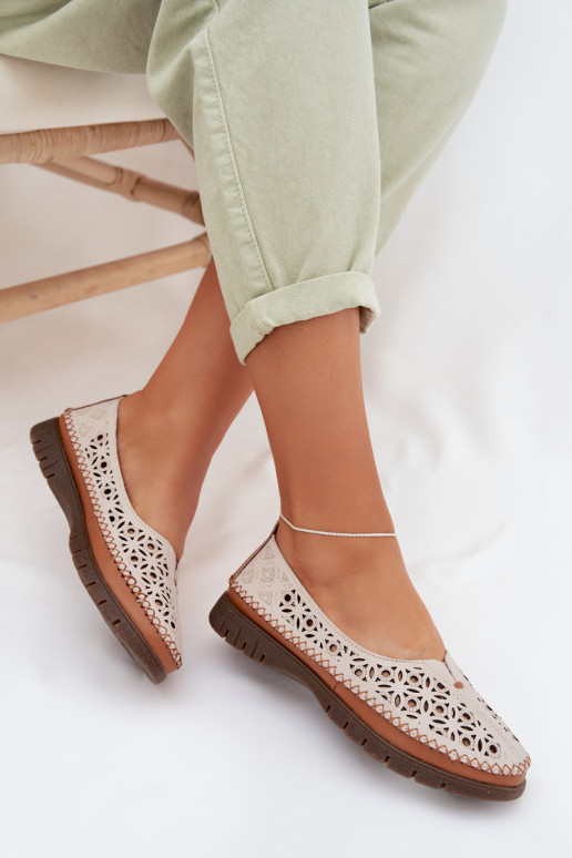 Bailarinas a céu aberto FemininoHabilitadoturalnej Skóry Sergio Leone SP-006 cor cinza