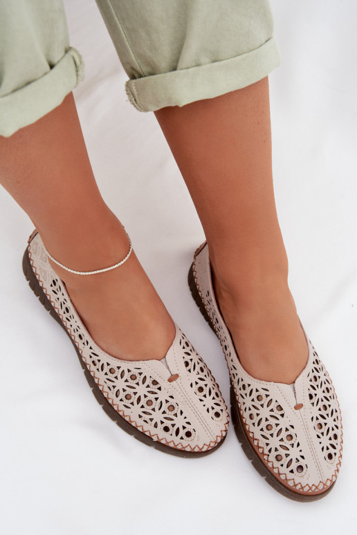 Bailarinas a céu aberto FemininoHabilitadoturalnej Skóry Sergio Leone SP-006 cor cinza