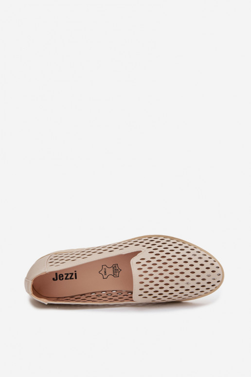 com elementos abertos sapato Feminino bege Flariette