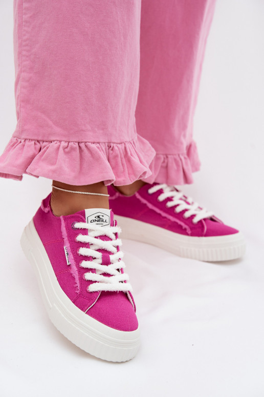 Sapatos de lazer com uma plataforma O`NEILL SPINNA C EMOMEN LOEM 90261009.06R cor rosa